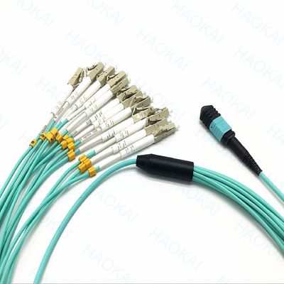 کابل پیچ فیبر نوری کمپکت MPO / MTP