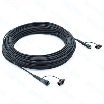 FTTA Mini Waterproof Patch Cord SC APC-SC کابل فیبر نوری قطره ای
