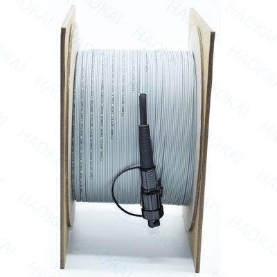 FTTH Pull Out Type Mini SC APC درب بیرون قطره کابل ضد آب سیم پیچ فیبر