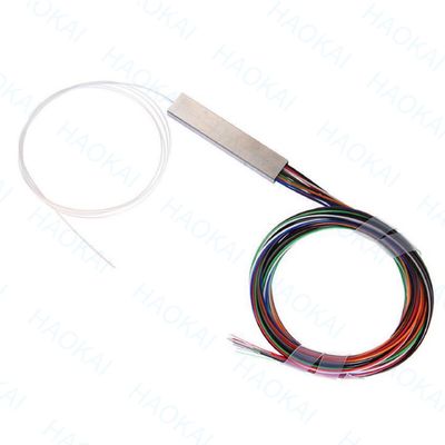 1X2 مینی فیبر PLC Splitter PBT کوپلر با اتصال SC / APC