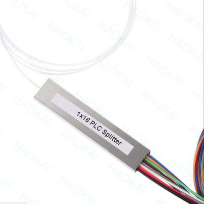 FTTH 1x4 1x8 فیبر PLC Splitter لوله فولادی کوچک با کانکتور SC APC