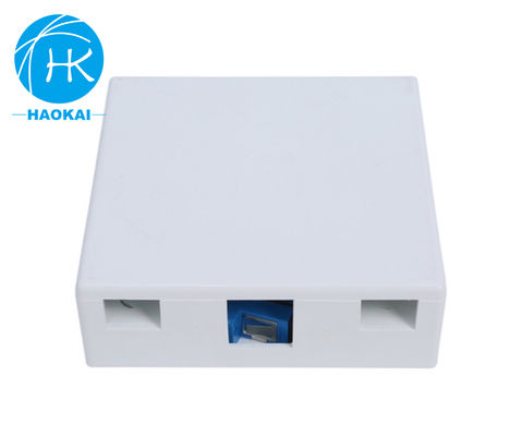 2core Mini Terminal Box SC Fiber Optic Access 86type باکس نصب شده روی دیوار