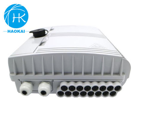 جعبه اتمام فیبر نوری پلاستیکی ABS 16 پورت FTTH NAP CTO Box