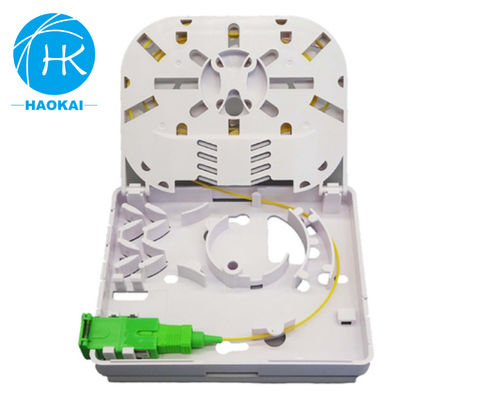 جعبه رزنت فیبر نصب شده روی دیوار 1port 2port Mini Faceplate Optic FTTH Box