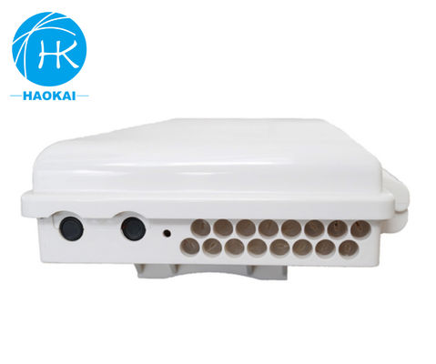 جعبه پایان قطب نصب شده ABS پلاستیکی FTTH جعبه اتصال نوری 16core