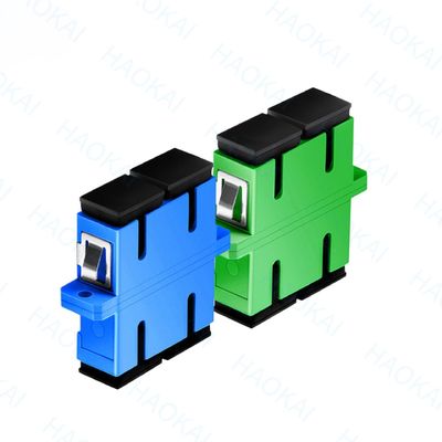 PVC Duplex SC APC UPC آداپتور 1260nm - 1650nm طول موج برای مخابرات