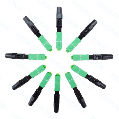 کابل قطره فیبر نوری اتصال سریع تک حالت FTTH SC UPC اتصال سریع