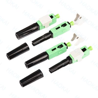 0.3db 60mm SC APC Fast Connector SM FTTH فیبر نوری سریع