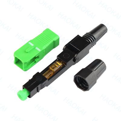 SC APC فیبر نوری اتصال سریع 55mm طول فیبر نوری اتصال سریع