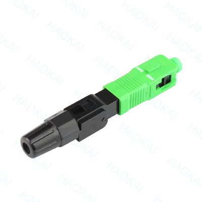 SC APC Quick Connector FTTH Drop Cable فايبر نوري فايبر فايبر فايبر