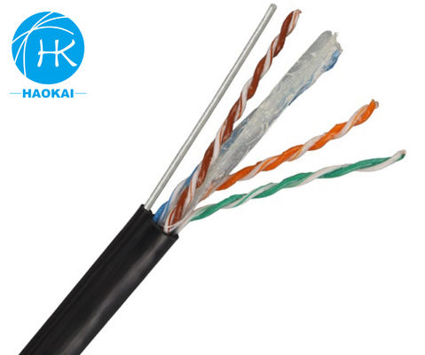 FTP CAT6A کابل LAN داخلی 23awg کابل شبکه مس محافظ