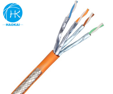 فلت فکت CAT6 کابل LAN جاکت دوگانه 305m کابل اترنت بیرونی