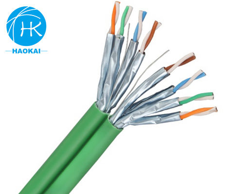1000MHz 1000ft Sstp FFTP CAT7 LAN کابل Cat6a کابل ارتباطات اینترنت 305m