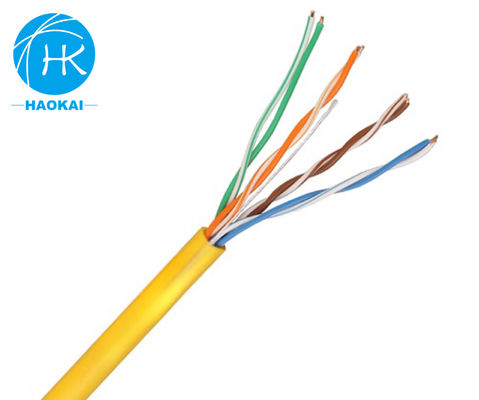 در فضای باز 2 جفت کابل LAN UTP CAT5E با پیام رسان 4pr 24awg