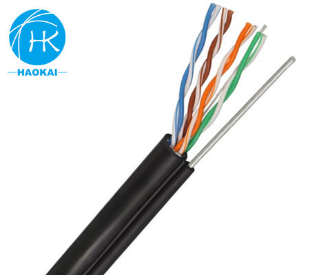کابل UTP CAT5E در فضای باز کابل LAN مس خالص با برق و پیام رسان