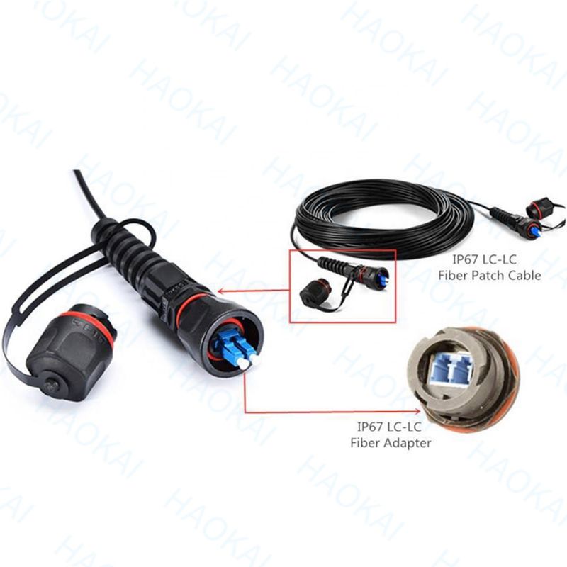 Mini IP SC APC OptiTap LC UPC FTTH قطره کابل مونتاژ کانکتور ضد آب