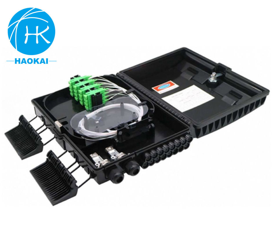 جعبه اتصال 16 هسته ای فیبر نوری FTTH با یک تقسیم کننده PLC