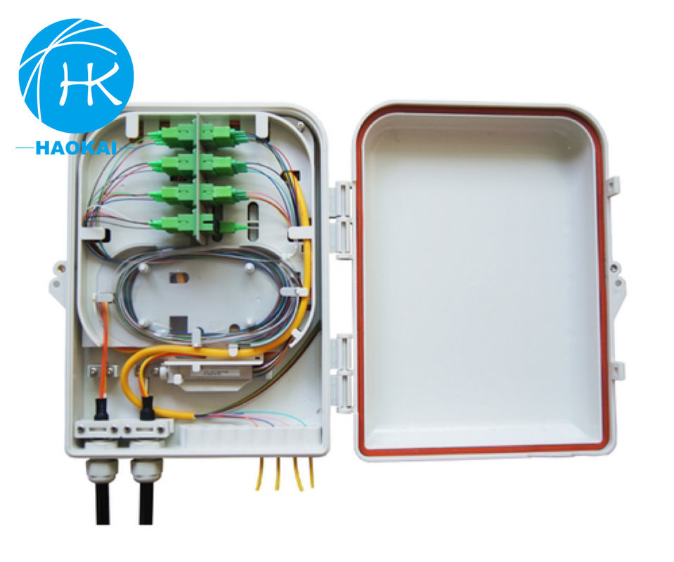 جعبه 16 پورت ضد آب FTTH Fiber Optical Wall Mount Box Splice Closure