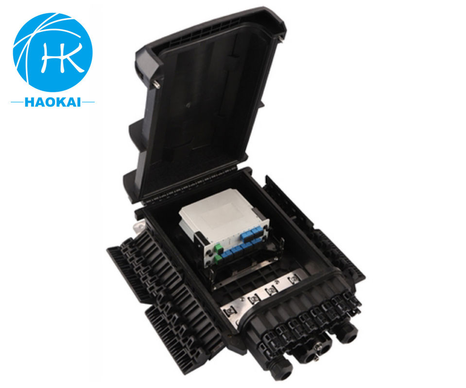 جعبه توزیع FTTH نصب شده در دیوار بیرونی جعبه FDB با PLC Splitter